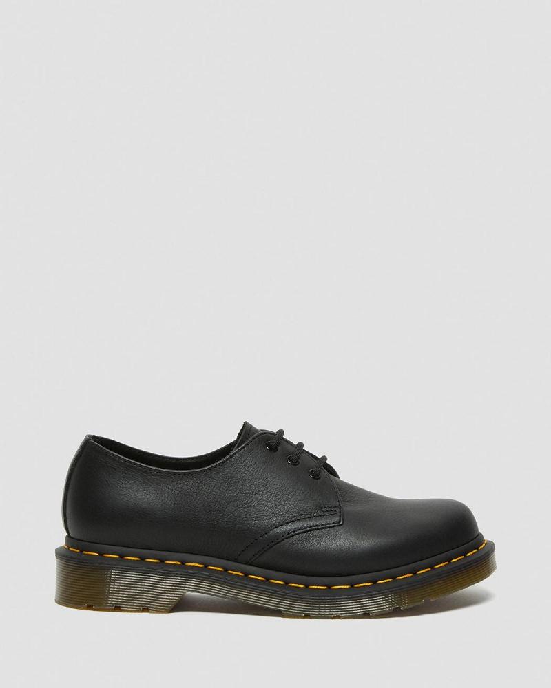 Zapatos Oxford Dr Martens 1461 Virginia Cuero Mujer Negros | MX 416DFM